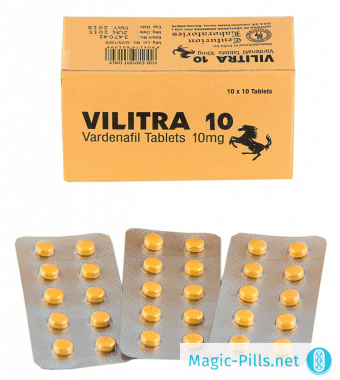Таблетки Вилитра 10 мг в упаковке 1
