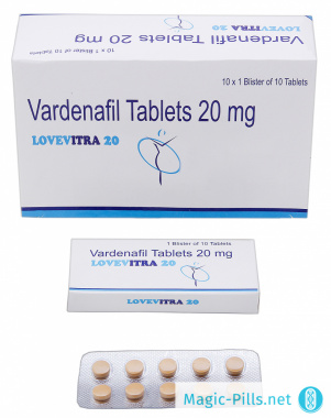 Таблетки Lovevitra 20 mg 1