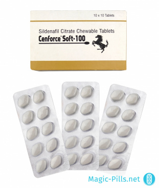 Таблетки Cenforce Soft 100 mg в упаковке 1