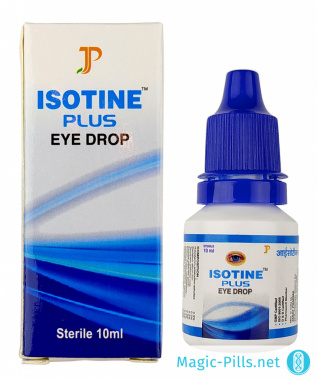 Капли Isotine Plus в упаковке 1