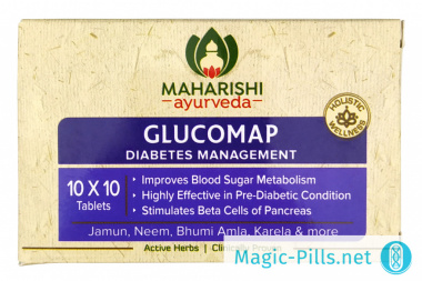 Таблетки Glucomap в упаковке 1